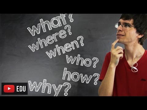 Aula de Inglês #19: What\ When\ Where\ How\ Why\ Who (WH questions) Resposta completa e curta