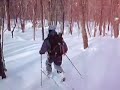 Stowe backcountry ski video
