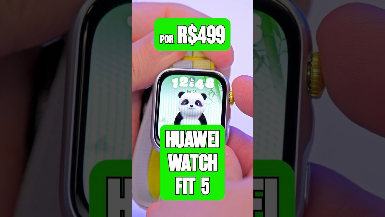 HUAWEI WATCH FIT 5 por R$ 499!