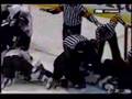 Ekman vs Pronger in Pens Ducks Scrum