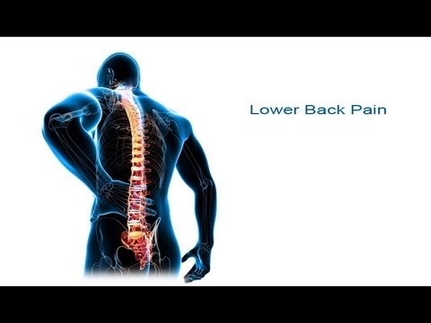 how to cure lower back pain