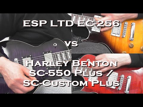 LTD EC-256 vs Harley Benton SC 550 + / Sc Custom +