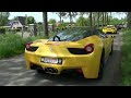 Click here to watch this video Supercars Revving LOUD: Jag XKR-S, McMerc SLR, Ferrari 458 & More! (HD)