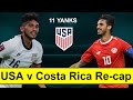 View 16 Usa Vs Costa Rica 2021 Lineup