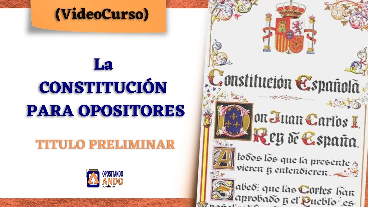 La 📜 𝐂𝐎𝐍𝐒𝐓𝐈𝐓𝐔𝐂𝐈Ó𝐍 para opositores🤓 ◾  𝐓𝐈𝐓𝐔𝐋𝐎 𝐏𝐑𝐄𝐋𝐈𝐌𝐈𝐍𝐀𝐑 (𝘦𝘴𝘲𝘶𝘦𝘮𝘢 𝘥𝘦 𝘳𝘦𝘨𝘢𝘭𝘰 👇 🎁  )