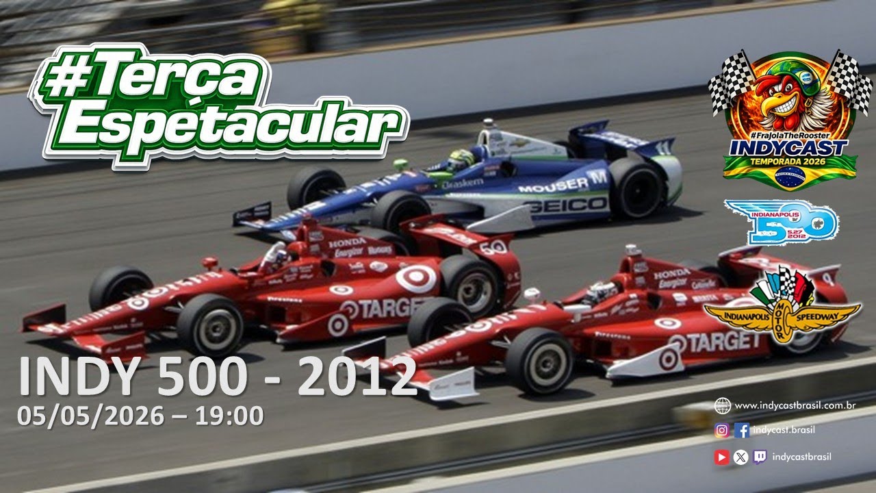 IndyCast Brasil #Lembranças #TerçaEspetacular - Indy500 2012