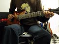 playing 7strings guitar with thumb