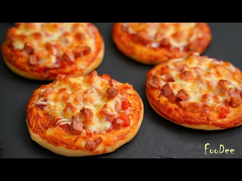 Домашние мини пиццы из детства! Школьная пицца - ОЧЕНЬ вкусный и простой рецепт!