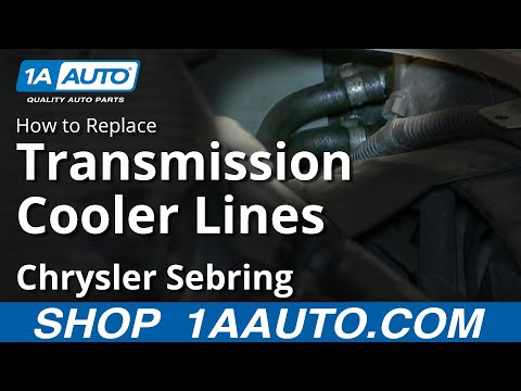 How To Install Replace Transmission Cooler Lines 2001-06 Chrysler Sebring
