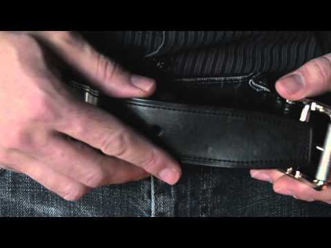 how to fasten belt buckle