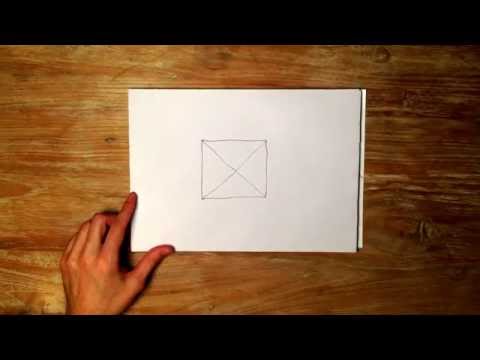how to draw the x in the square
