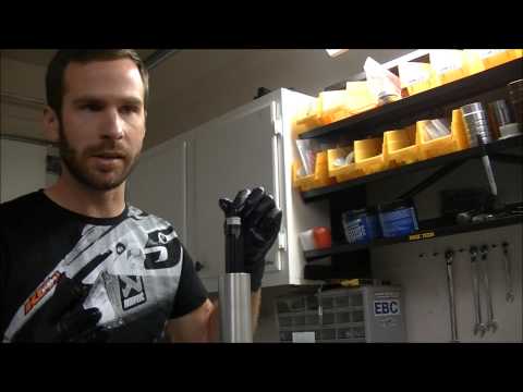 how to bleed ktm forks