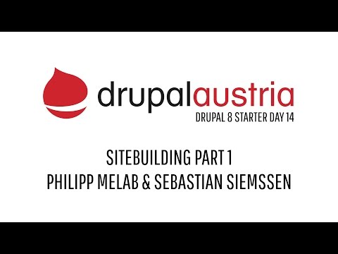 Drupal 8 - SITEBUILDING PART1 - MELAB & SIEMSSEN