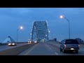 a late evening drive through the hometown of elvis presley.