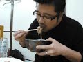 12月26日発売「ラーメンWalker」の取材風景。ラーメンWalkerの要、ライター橋本氏が「弥七」のつけ麺850円をひたすら、うんまそーに食べるドキュメントです。