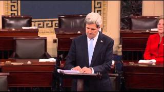 Kerry Bids Emotional Farewell to Senate