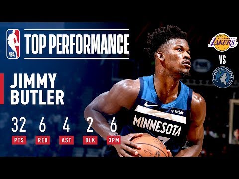 Video: Jimmy Butler Pours In 32 Points In A Clutch Performance Against The Lakers | October 29, 2018