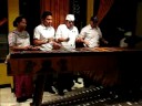 Don Rodrigo staff playing Marimba