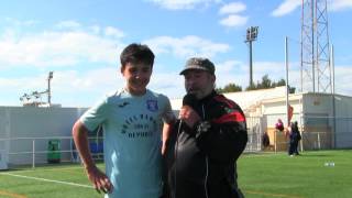 Entrevistas a los Infantiles después del partido contra el Alfaz del Pi