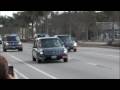 President Obama's motorcade passing by near our facilities