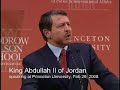 King Abdullah II of Jordan - a policy address
