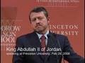 King Abdullah II of Jordan - a policy address