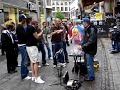 A Danish street musician with a difference