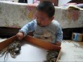 niuniu playing with crabs