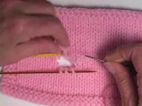 how to patch knitting
