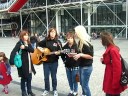 Springwood Girls Busking In Paris