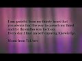 Gratitude attitude (part II)