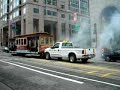 Cable Car 49 stuck at California and Kearny Cable Car 49 stuck at California and Kearny