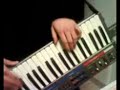 Lykke Li performing Little Bit on a keytar