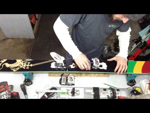 how to fit bindings to skis