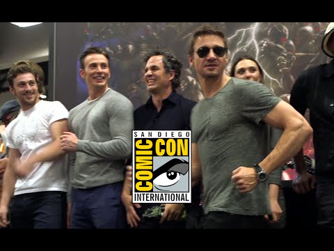 Comic Con 2014: Avengers 2: Age of Ultron Cast Signing (2014) Marvel Movie HD