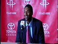 Houston Rockets: Ron Artest Press Conference