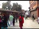 Kathmandu Nepal Bandh Feb. 2006 - Fahrt hinter Durbar Square