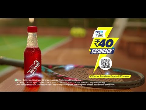 Sting Energy-Rs.40 Cashback Offer