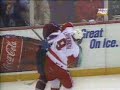 a fight between the 2 netminders during a brawl