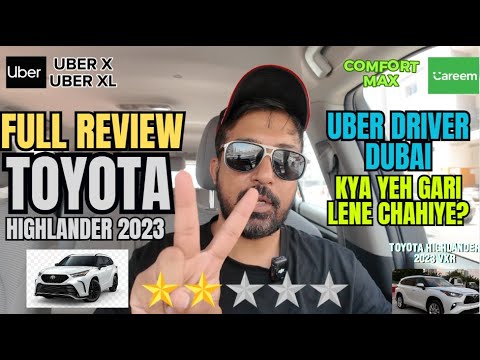full review  toyota highlander 2023  kya ye gari leni chahiye limousine mei  uber  careem