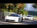 Awesome Supercar Day in Maranello! - 458 Spider, FF, 430 Scuderia, LP570-4 SL & More