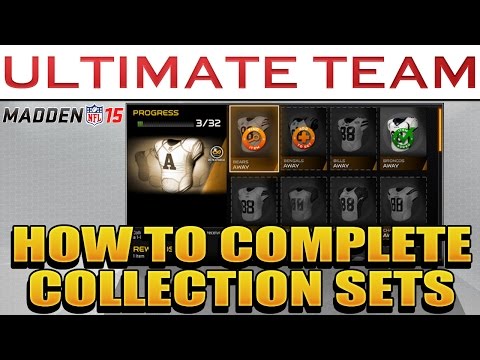 complete - Madden 15 Ultimate Team How To Complete NEW Collection Sets Quickly With Add To Set First Look At MUT 15 Gameplay. FINALLY some Madden 15 Ultimate Team Info in madden 15 Madden 15 News & Info...