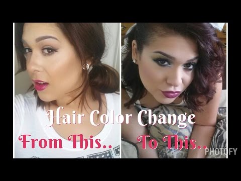 how to dye extensions burgundy