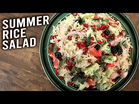 Summer Rice Salad | How To Make Rice Salad | Healthy Salad Recipe | Veg Salad | Varun