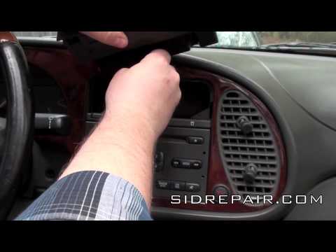 How To: Remove and Install SAAB SID Display