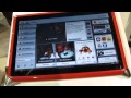 QOOQ tablet is designed for the ktichen (splash-proof, recipe-centric tablet)