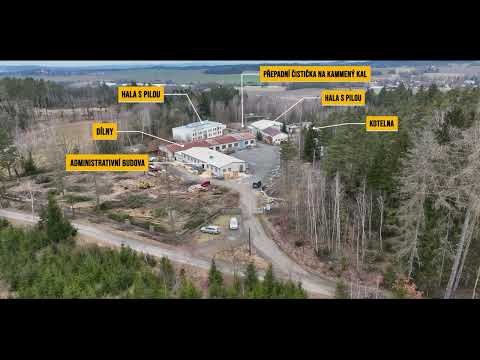 Video Prodej průmyslového areálu s kamenolomem – 37 000 m²