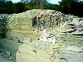 Brazilian flagstones quartzite quarry