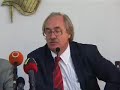 deuxieme partie de la conference de presse du journaliste richard labeviere a beyrouth au syndicat national de la presse du liban apres son licenciement par radio france internationale (rfi) pour avoir realise l interview du president syrien al assad
