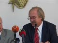 deuxieme partie de la conference de presse du journaliste richard labeviere a beyrouth au syndicat national de la presse du liban apres son licenciement par radio france internationale (rfi) pour avoir realise l interview du president syrien al assad